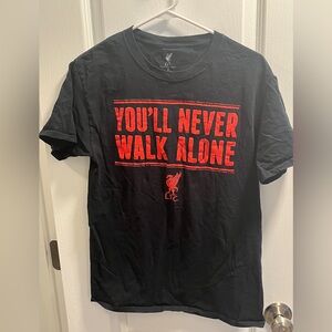 Liverpool Black and Red Short Sleeve Tee